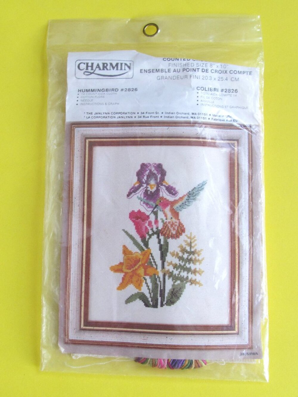Counted cross stitch kit Hummingbird #2826 by Charmin